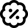 Badge Percent Regular